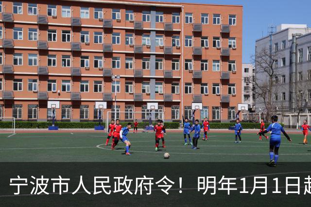 宁波市人民政府令！明年1月1日起施行