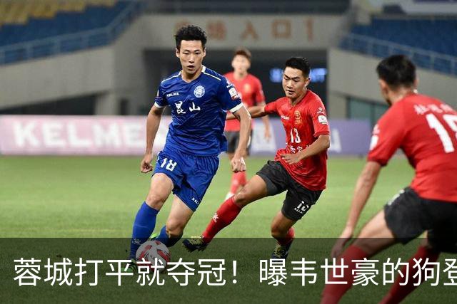 蓉城打平就夺冠！曝韦世豪的狗登上看台TIFO：见识见识你的本事